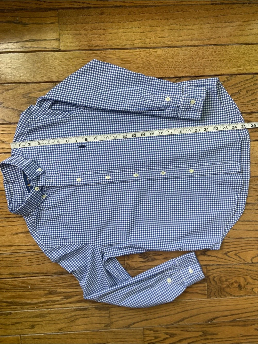 Polo by Ralph Lauren Boys' Blue Gingham Button-Down Shirt
